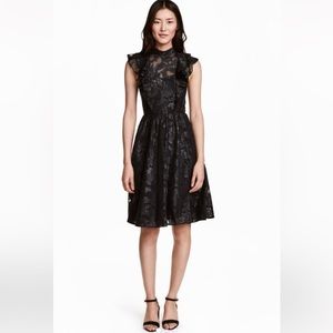 Jacquard-weave dress